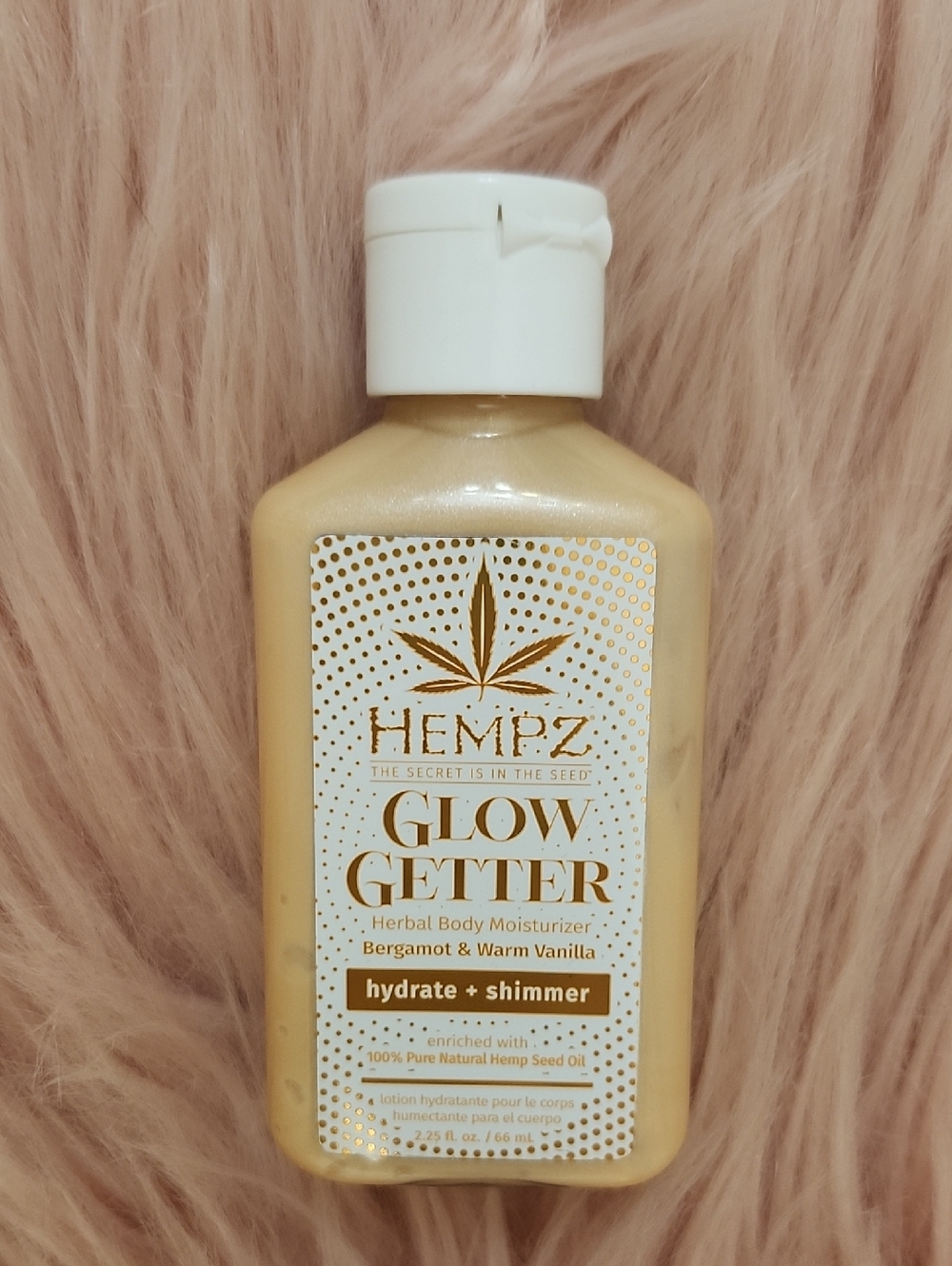 Brand New HEMPZ GLOW GETTER HERBAL BODY MOISTURIZER